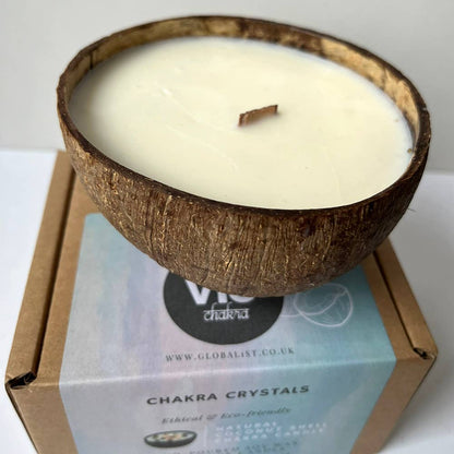 Coconut Shell Candle: Vanilla