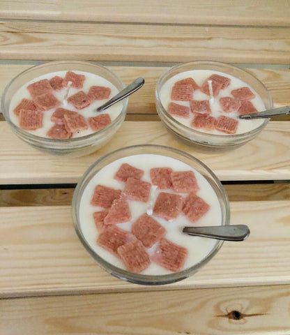 Fruit Loops / Cinnamon French Toast Candles: Small Bowl / Cinnamon Toast Crunch