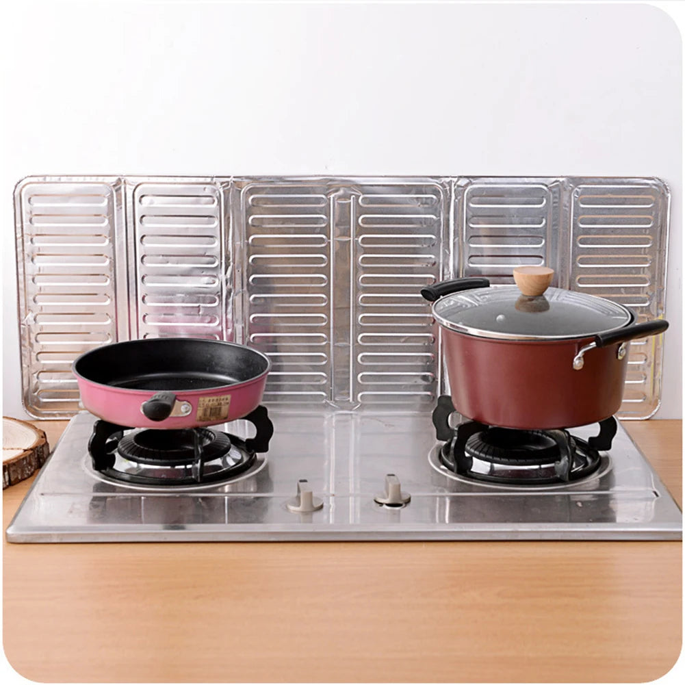 Aluminum Foldable Kitchen Gas Stove Baffle Plate