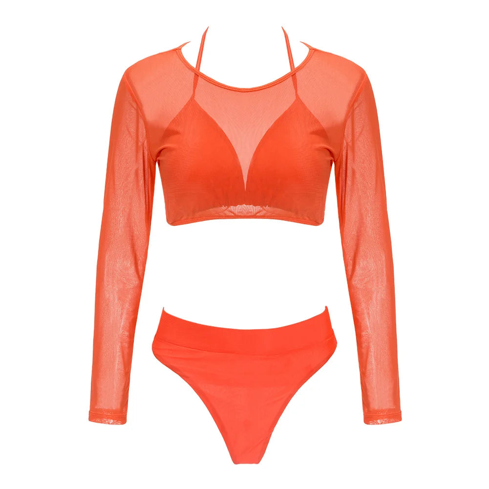 Women's Sexy Swimwear  Three-Piece Set