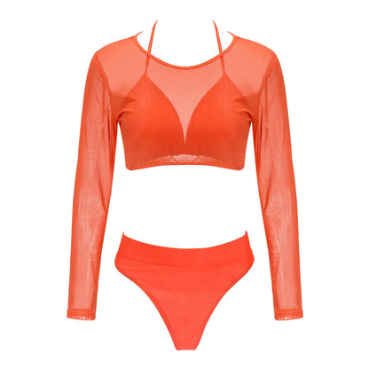 Women's Sexy Swimwear  Three-Piece Set