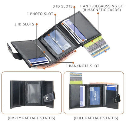 Men's  Anti-demagnetization Wallet