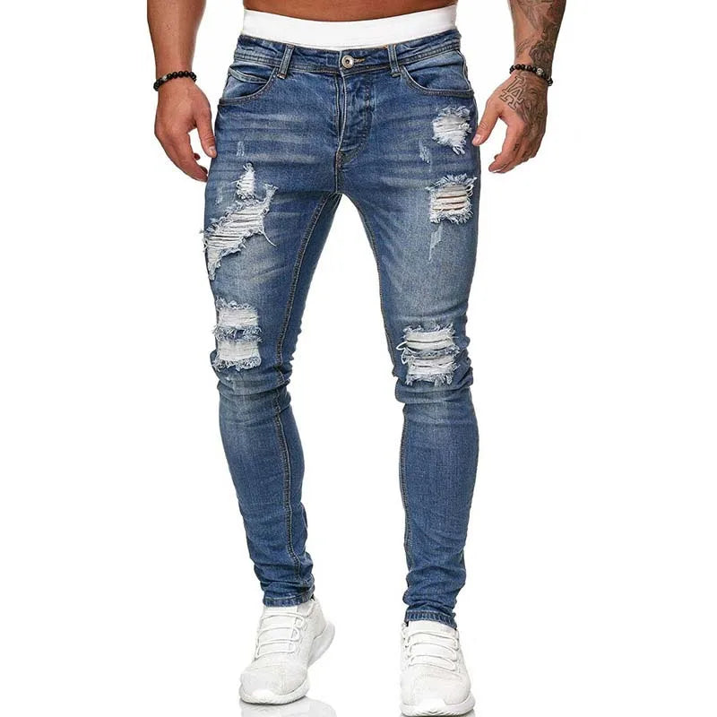 Men's Ripped Skinny Jeans