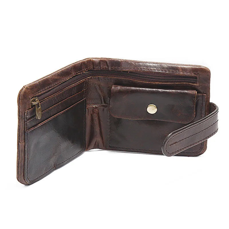 Vintage men bifold wallet