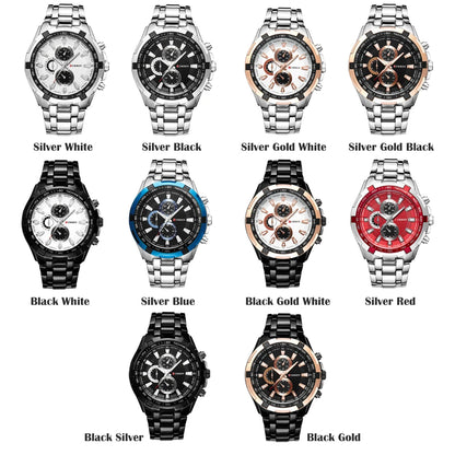 Men Waterproof Sport Military Watches