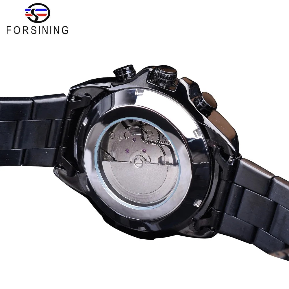 Stainless Steel Men's Mechanical Automatic Wrist Watches