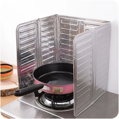 Aluminum Foldable Kitchen Gas Stove Baffle Plate