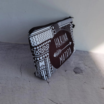 Letter Printed Cosmetic Organizer Bag