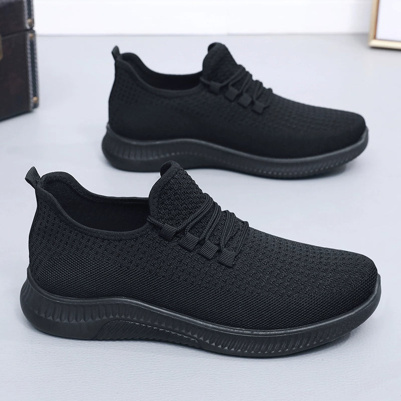 Men's Non Slip All Black Breathable