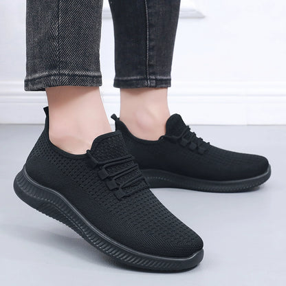 Men's Non Slip All Black Breathable