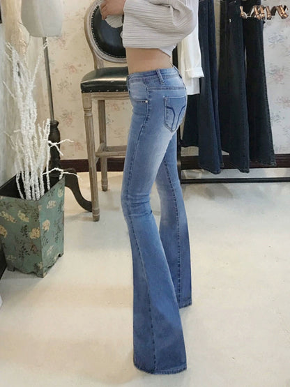 Retro Jeans Slim-Fit Slim Looking Low-Waist Big Horn