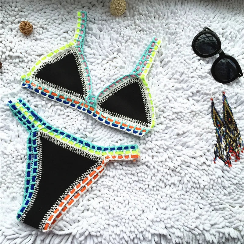 Crochet Knit Swimwear