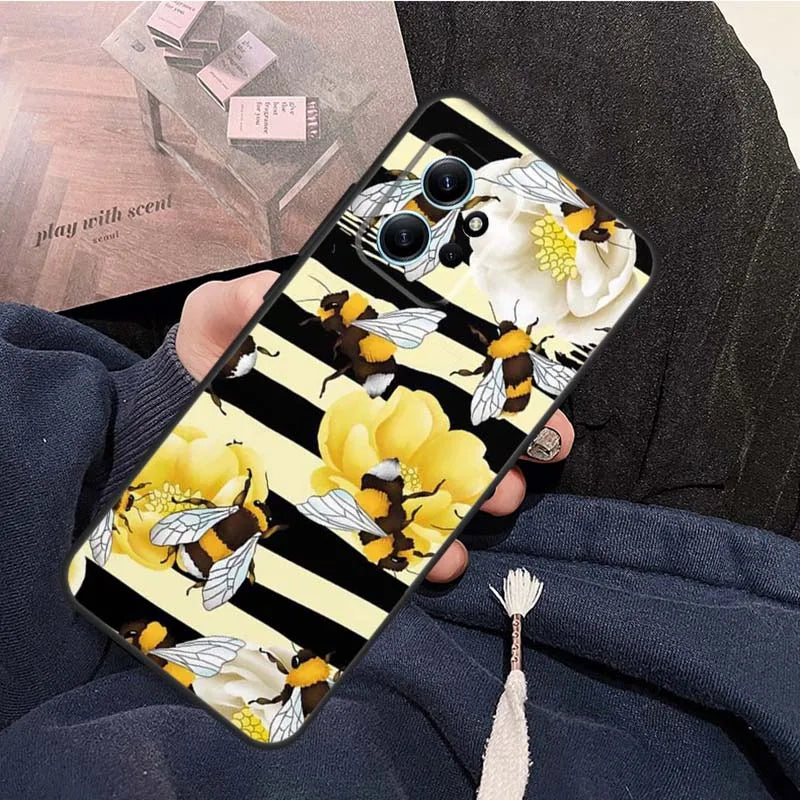 Bumble Bee Honeycomb Case For Xiaomi Redmi Note