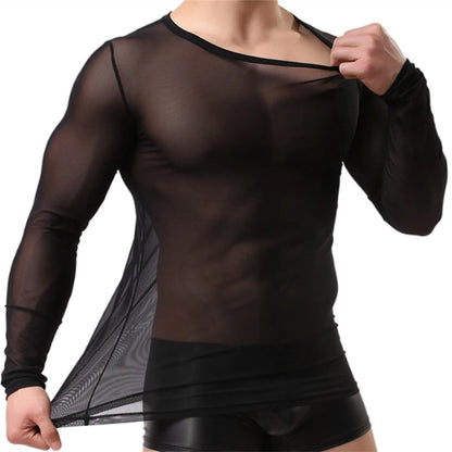 Mens Undershirt -Nylon Mesh Shirt