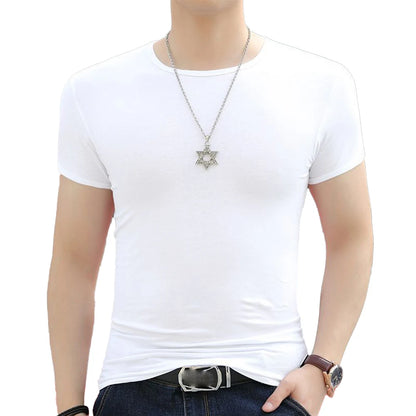 Men's Short Sleeve O-Neck Undershirt