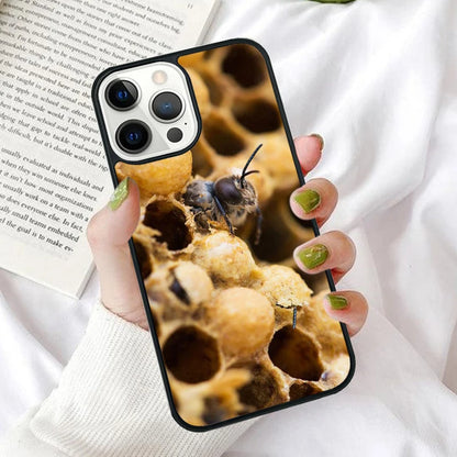 Bumble Bee Honeycomb Honey Phone Case Cover for iPhone