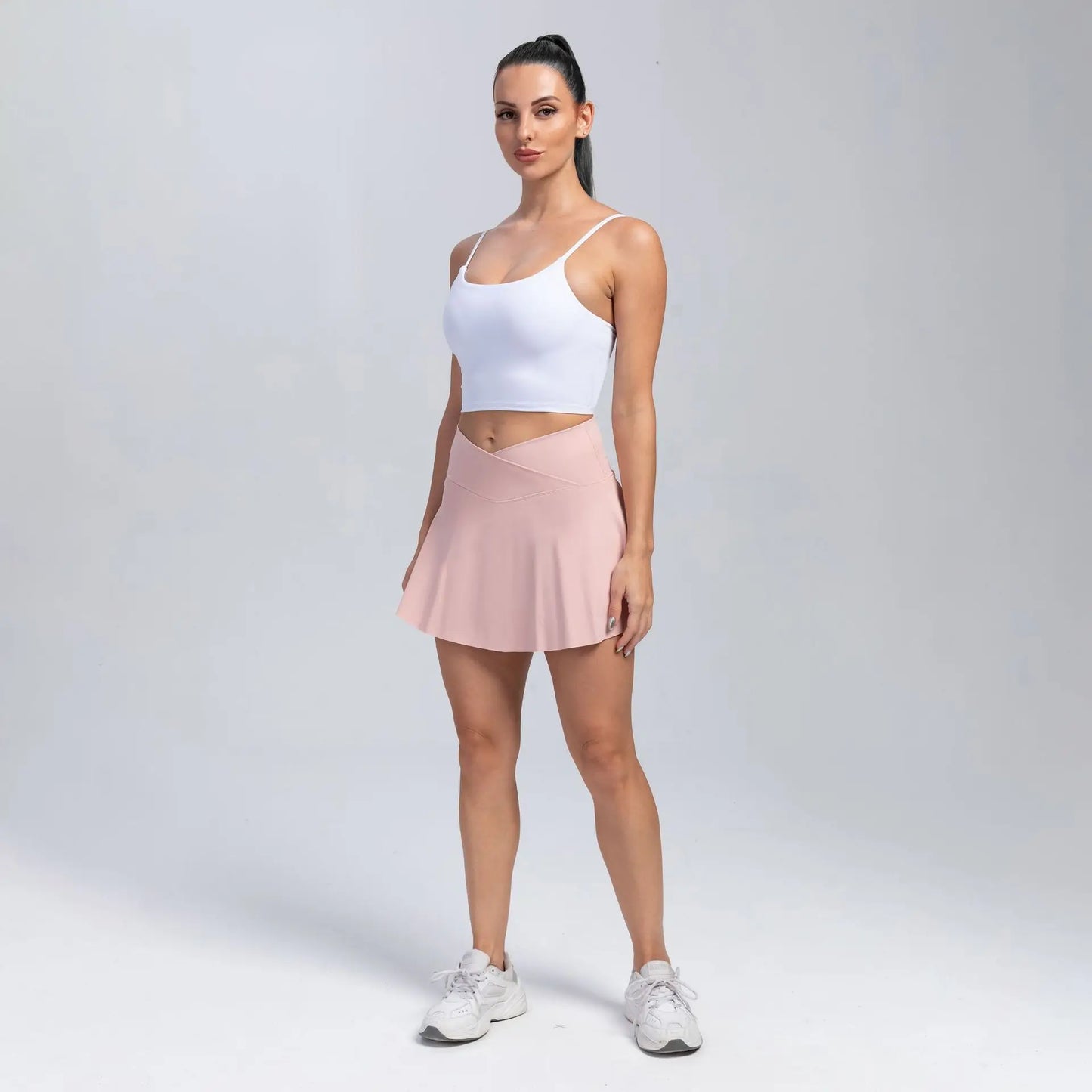 Women's 2-in-1 Tennis Skirt With Inner Pocket Shorts