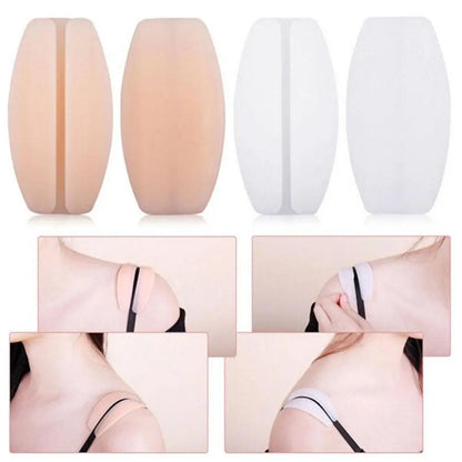 Silicone Shoulder Pad Invisible Anti-skid Soft Shoulder Pad Pad Close Accessories Women's Shoulder Clothing Fitting Underwe A7E8