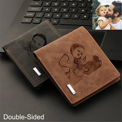 Custom Engraved Men's Wallet