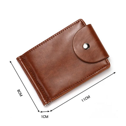 Slim Leather Wallet Coin Bag