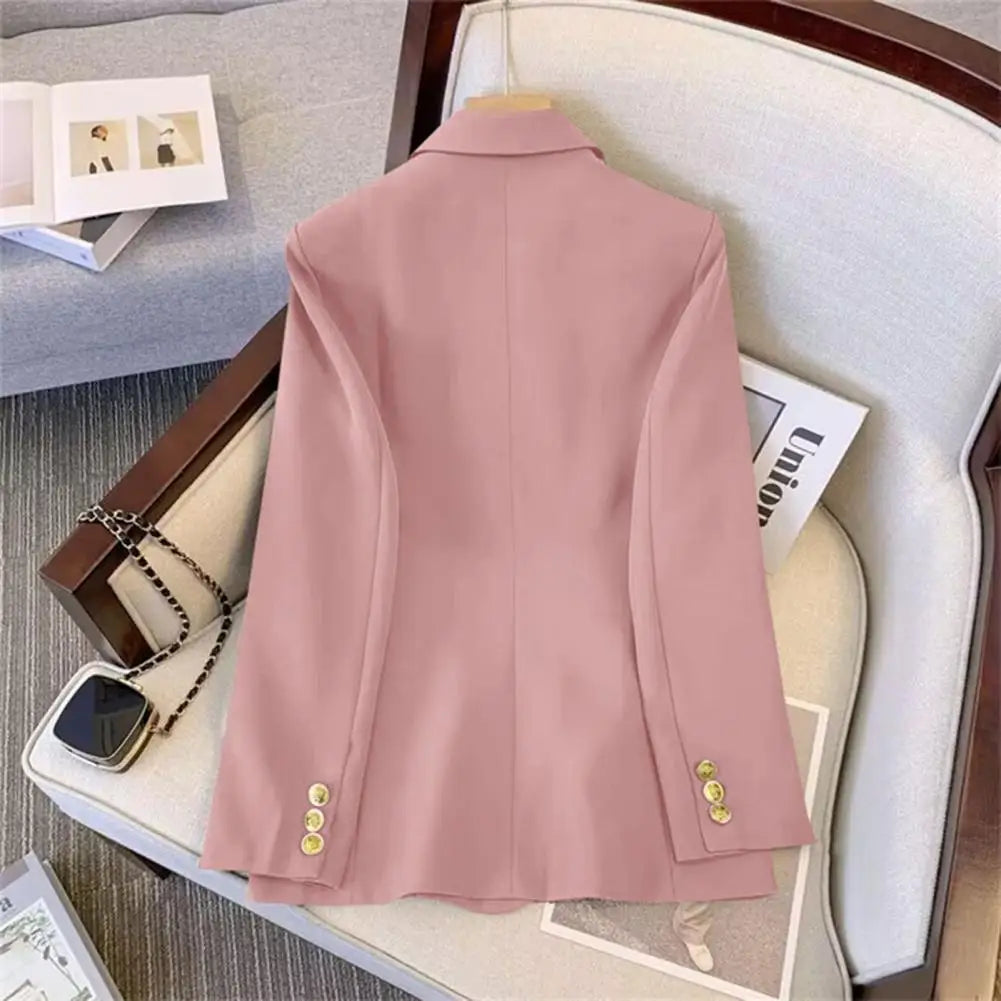 Women's Double Breasted Elegant Ol Style Business Attire Women