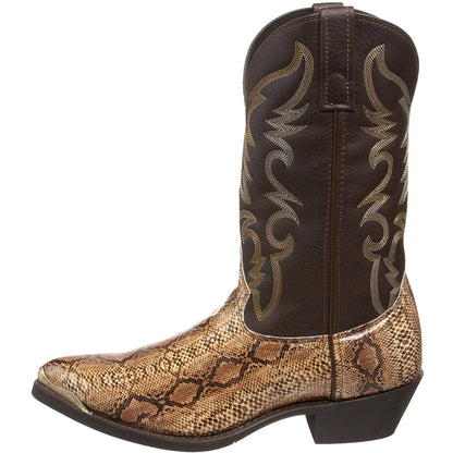 Men's Snake Pattern Cowboy Boots