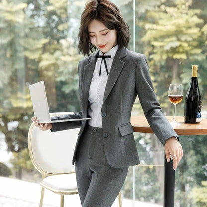 Autumn Business Attire Women's Suits