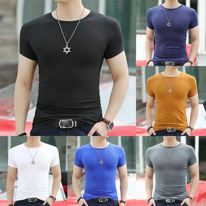 Men's Short Sleeve O-Neck Undershirt