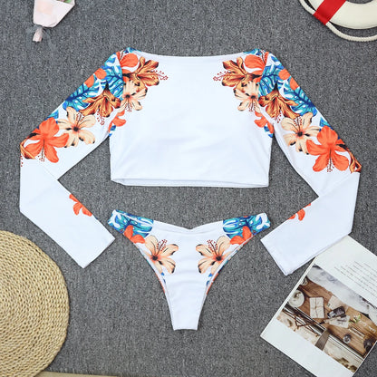 Floral Bikini Two Piece Set