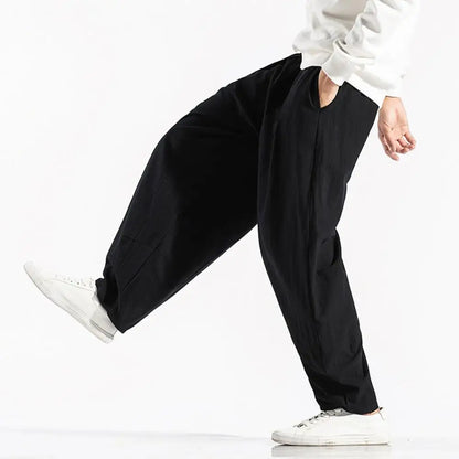 Men Sweatpants Men's Quick-drying Harem Pants with Elastic Waist Breathable Gym Training Sweatpants for Jogging Workouts Wide