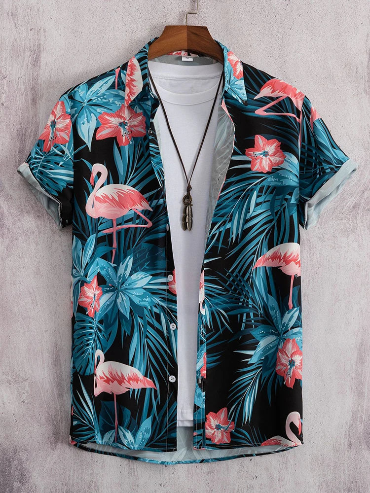 Hawaiian Shirt Men Fashion