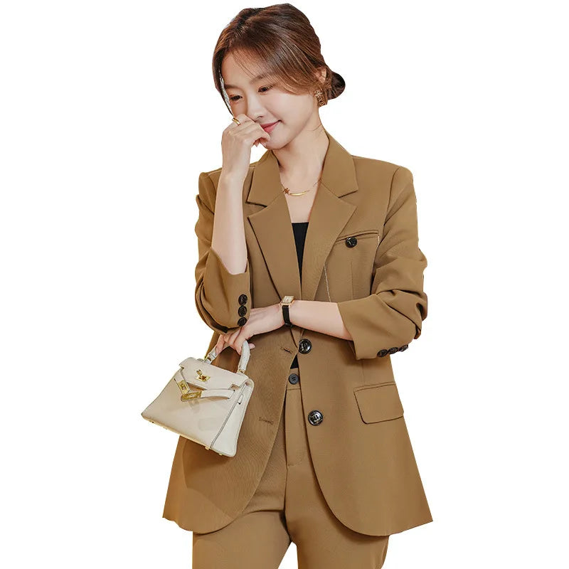 Business Attire Women's Pants Suit