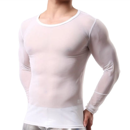 Mens Undershirt -Nylon Mesh Shirt