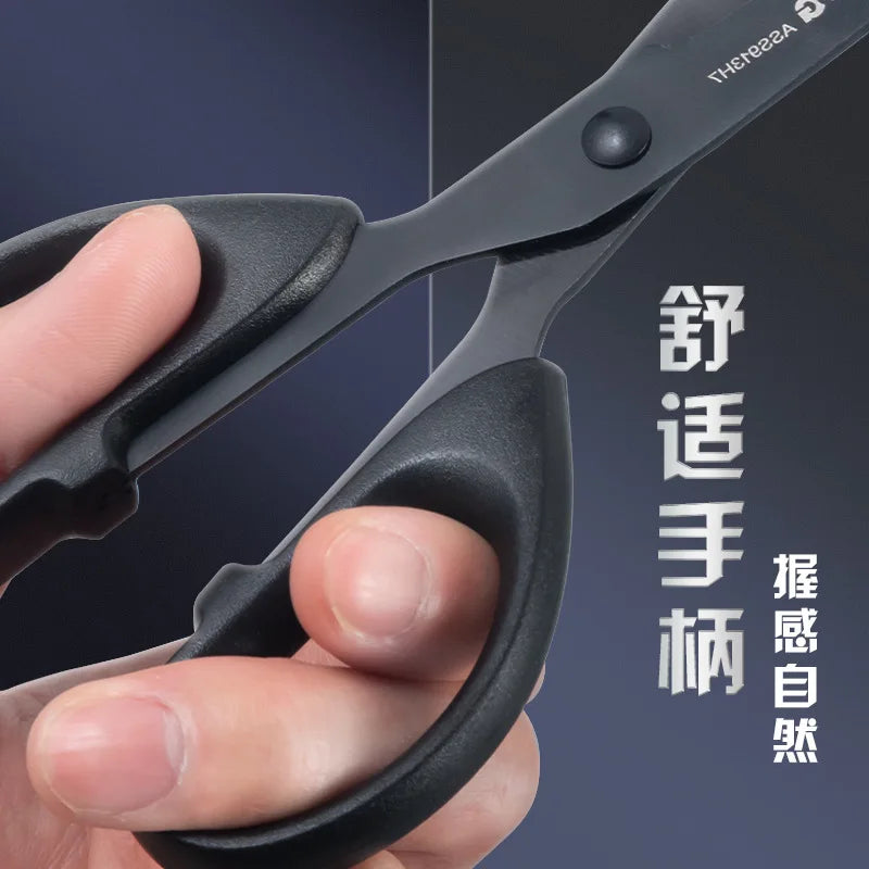 M&G Black Blade Scissors 160/180mm Rust Proof Sharp Student Paper Cuttings Scissors Tailor Scissors Household Office Supplies