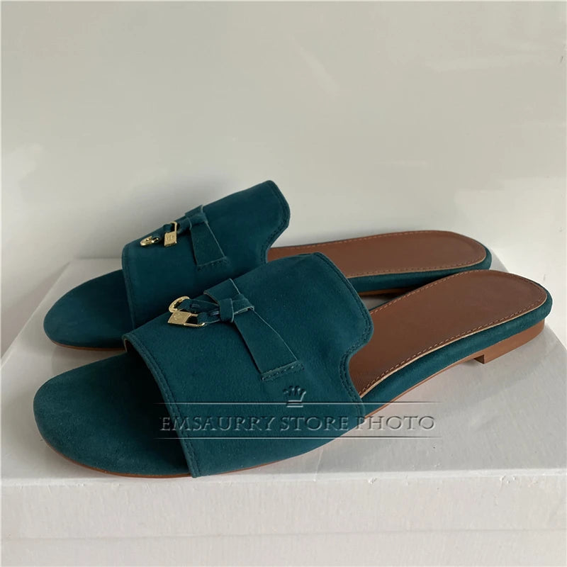 Concise Style One-Strap Sandals