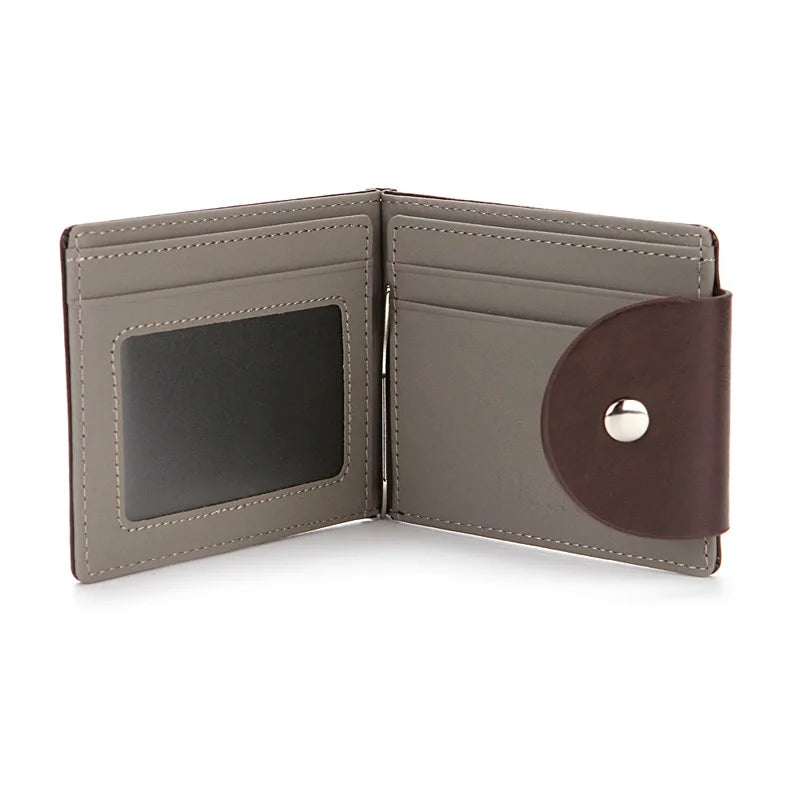 Slim Leather Wallet Coin Bag