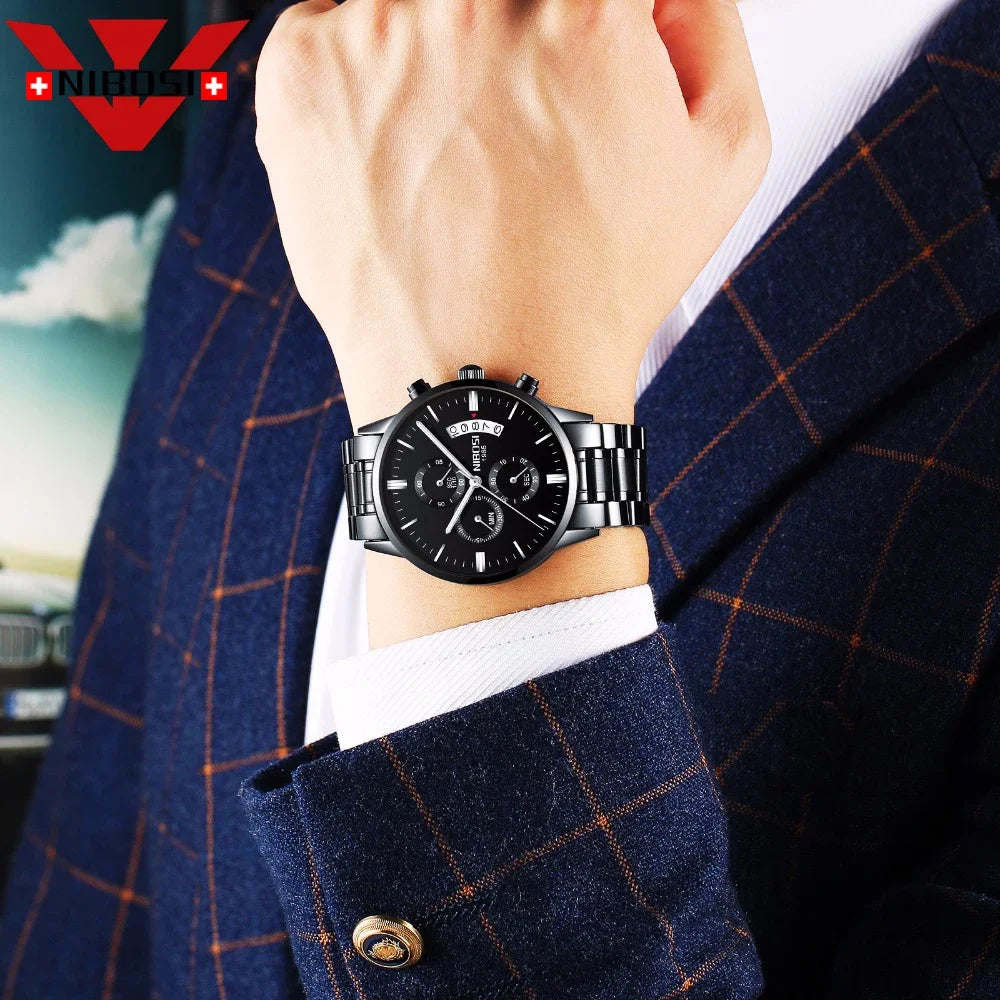 NIBOSI Men's Watch Top Brand Fashion Watches