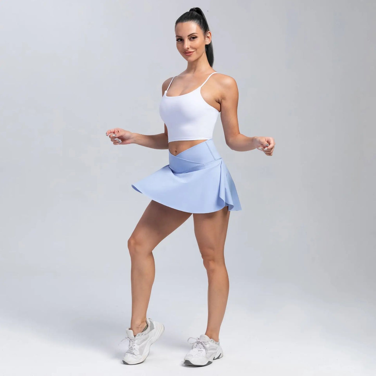 Women's 2-in-1 Tennis Skirt With Inner Pocket Shorts