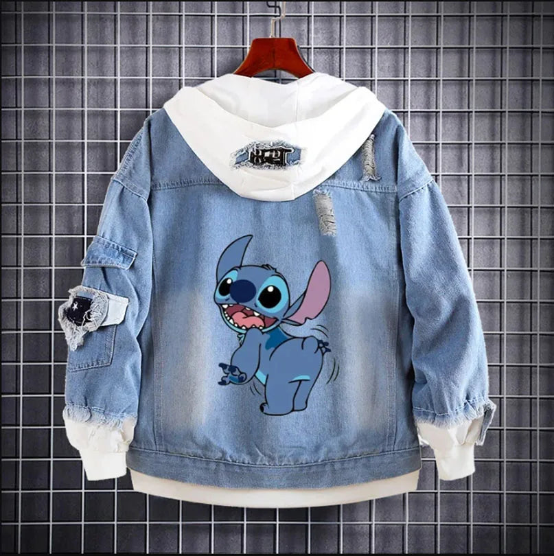 Men's Disney Lilo Stitch Denim Jacket