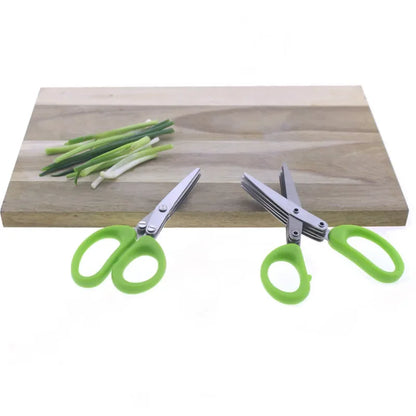 3 / 5 Layer Multi Stainless Steel Scallion Scissors