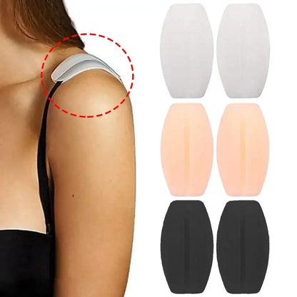 Silicone Shoulder Pad Invisible Anti-skid Soft Shoulder Pad Pad Close Accessories Women's Shoulder Clothing Fitting Underwe A7E8