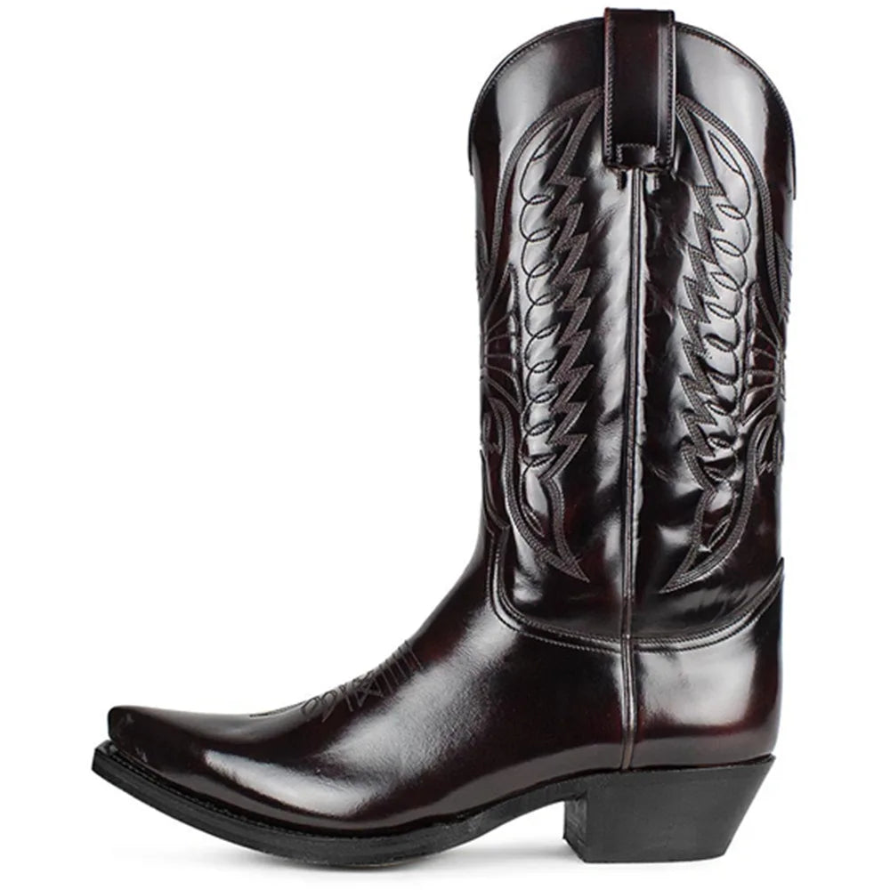 Men Western Cowboy Boots