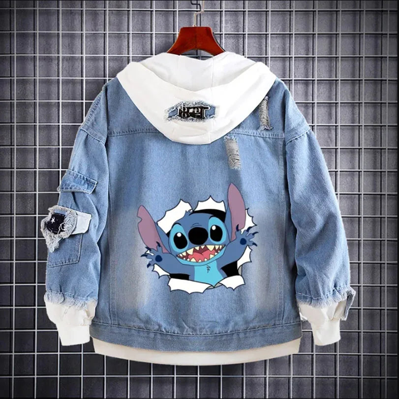 Men's Disney Lilo Stitch Denim Jacket