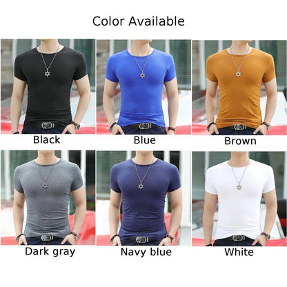 Men's Short Sleeve O-Neck Undershirt