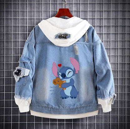 Men's Disney Lilo Stitch Denim Jacket