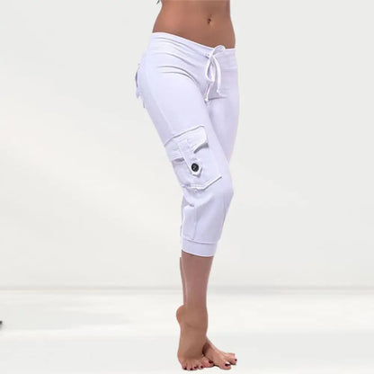 Mid-rise Drawstring Yoga Pants