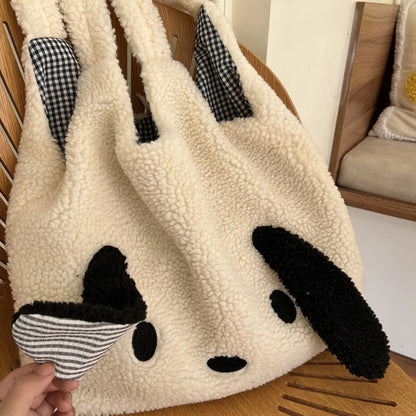 Lambwool Funny Shoulder Bags