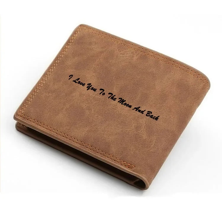 Custom Engraved Men's Wallet