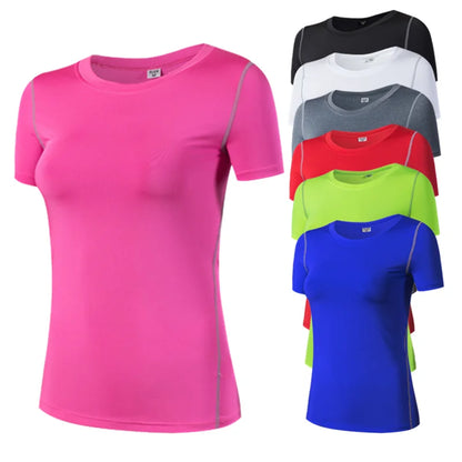 Women's PRO Tight Training Short-sleeved Running