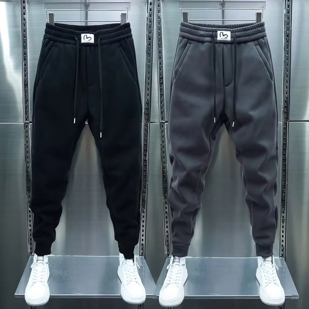 Men's Joggers Autumn Drawstring Casual Pants Korean Sweatpants Workout Running Gym Fitness Black Sports Trousers Men Clothing